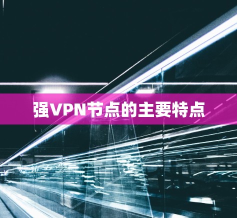 强VPN节点的主要特点 强VPN节点的主要特点