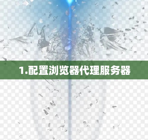 1.配置浏览器代理服务器 1.配置浏览器代理服务器