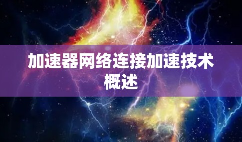 加速器网络连接加速技术概述