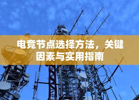 电竞节点选择方法,关键因素与实用指南 电竞节点选择方法,关键因素与实用指南