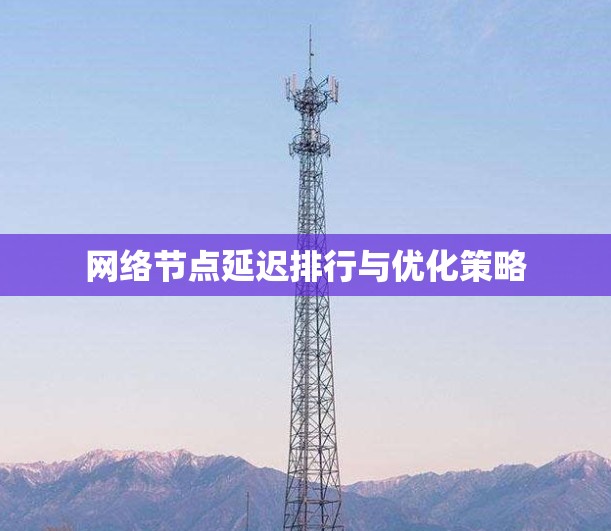 网络节点延迟排行与优化策略 网络节点延迟排行与优化策略