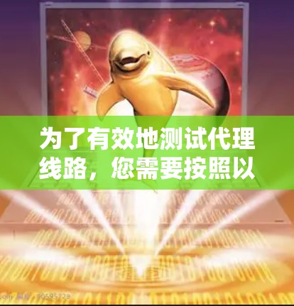 为了有效地测试代理线路,您需要按照以下步骤进行 为了有效地测试代理线路,您需要按照以下步骤进行