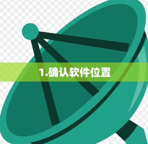 1.确认软件位置