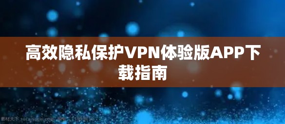高效隐私保护VPN体验版APP下载指南 高效隐私保护VPN体验版APP下载指南